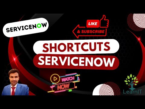 Developer Shortcuts in ServiceNow