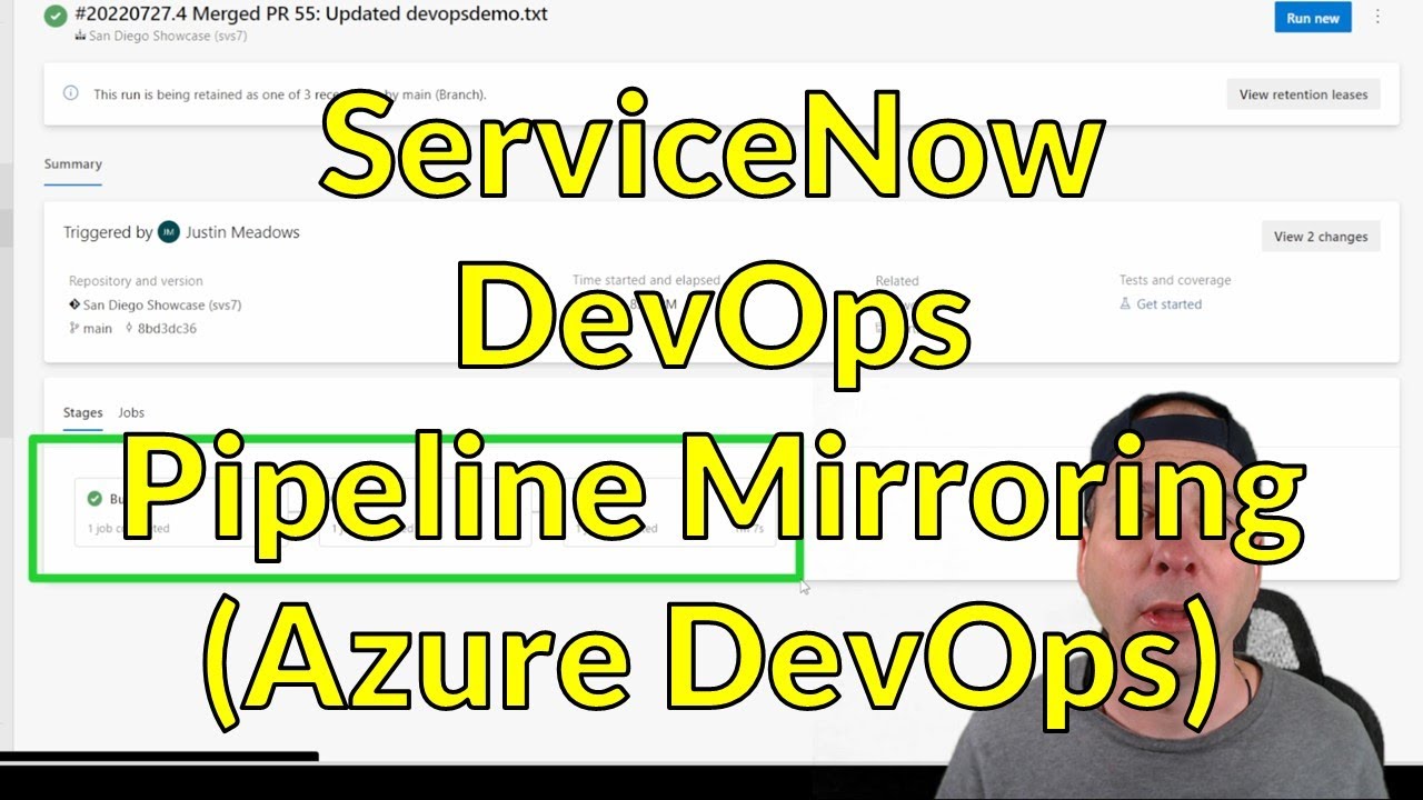 ServiceNow DevOps   Pipeline Mirroring Azure DevOps
