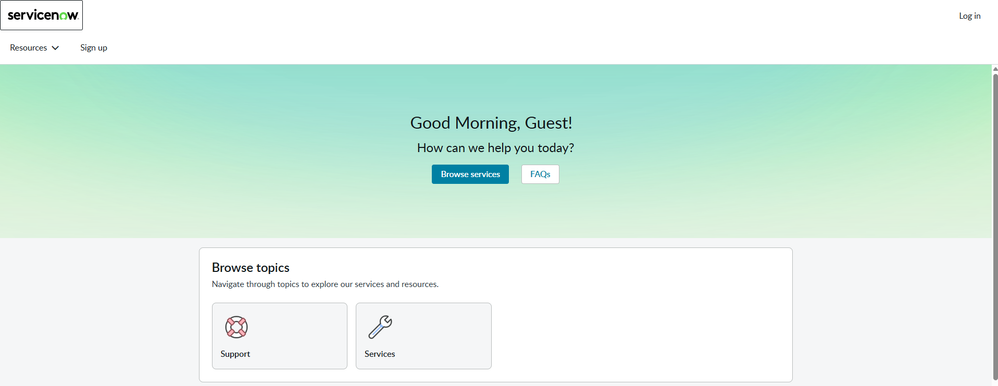 Starting a public portal from out of the box