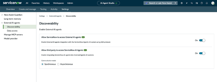 Authentication for Google A2A – ServiceNow as Secondary Agent