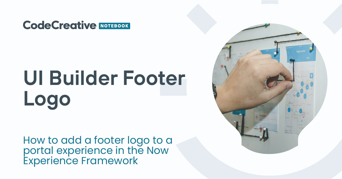 UI Builder: Add Logo to Footer