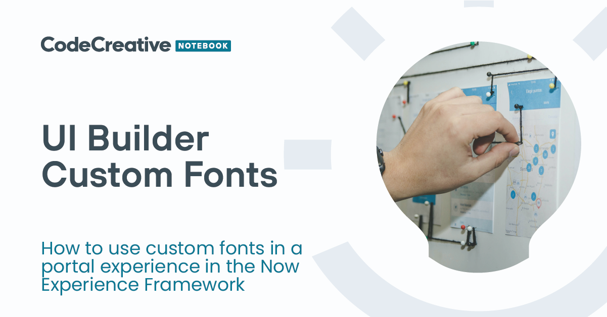 UI Builder: Change Font Family