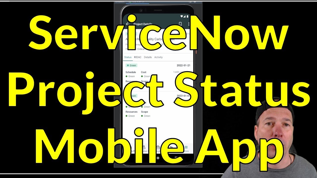 ServiceNow Project Status Mobile App