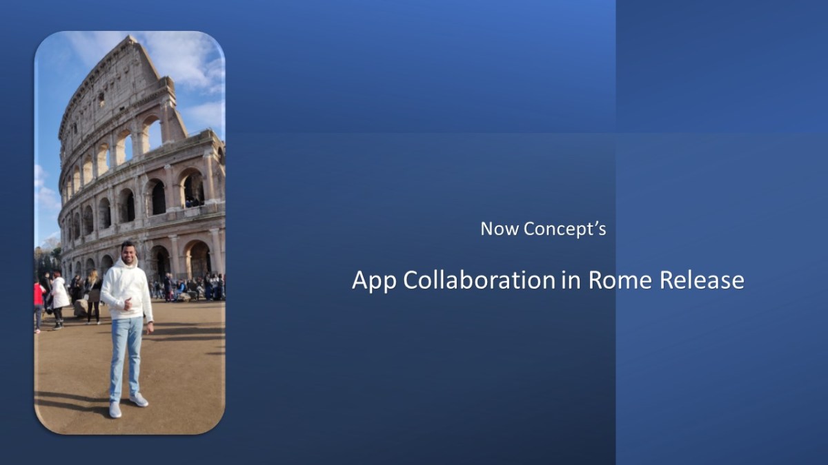 App Engine Studio : App Collaboration in Rome Release