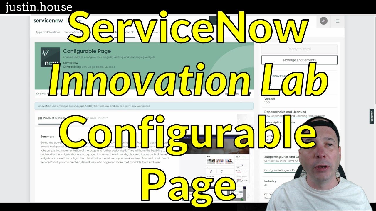 ServiceNow Innovation Lab: Configurable Page