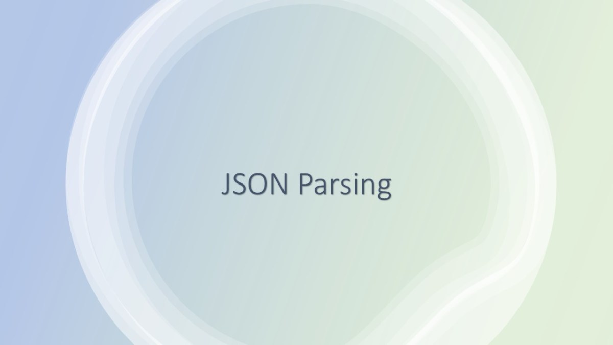 JSON PARSING