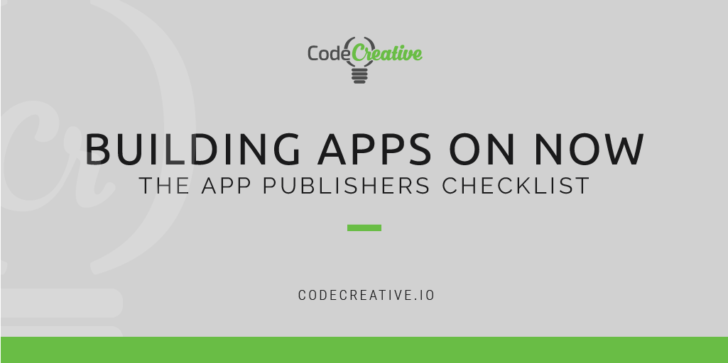 Building Apps on ServiceNow: The App Publishers Checklist