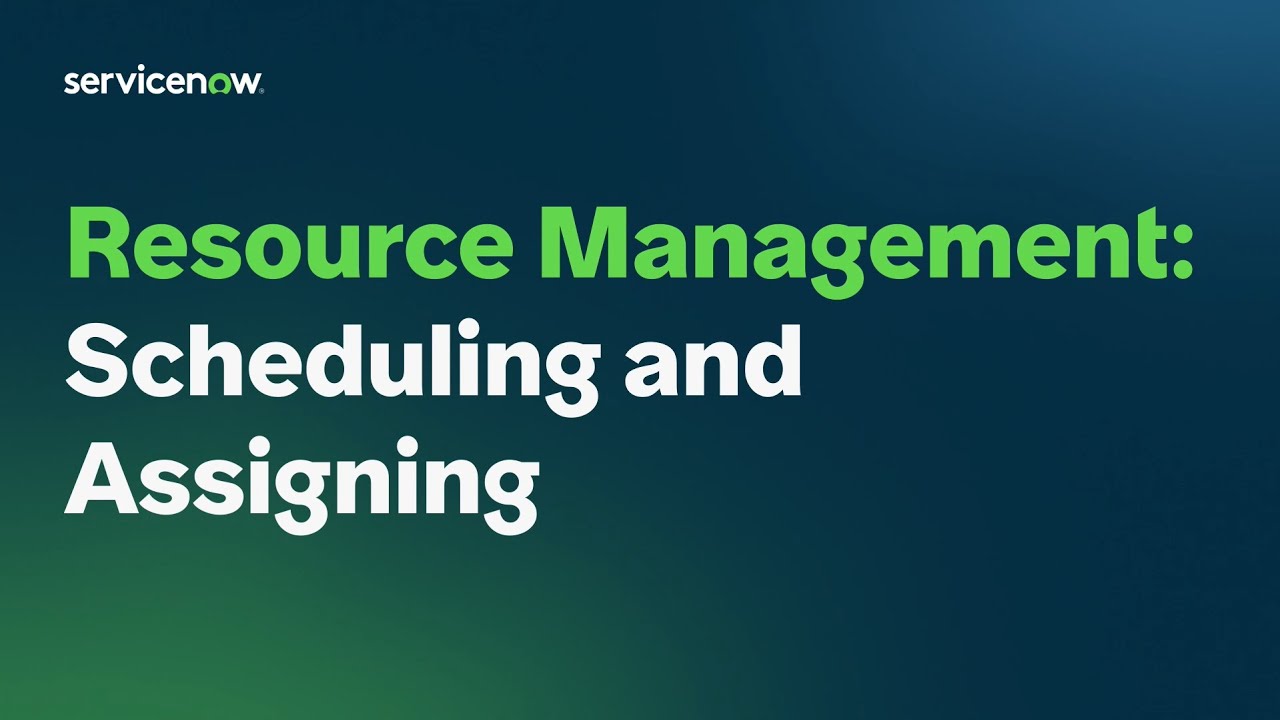 Getting Started with Resource Management