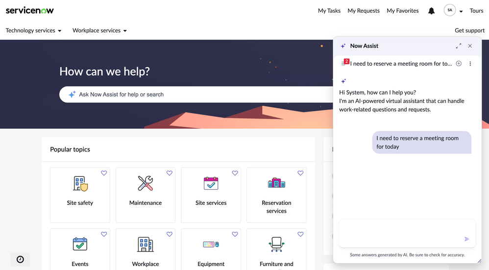 Workplace Reservations AI Agent: Built for the Hybrid Workplace