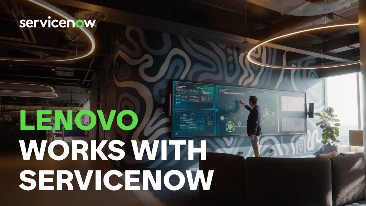 Lenovo and ServiceNow are unifying data, workflows, and AI on a single platform