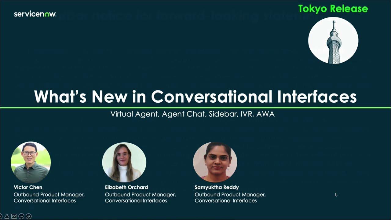 What's New for Conversational Interfaces in Tokyo - Virtual Agent and Agent Chat