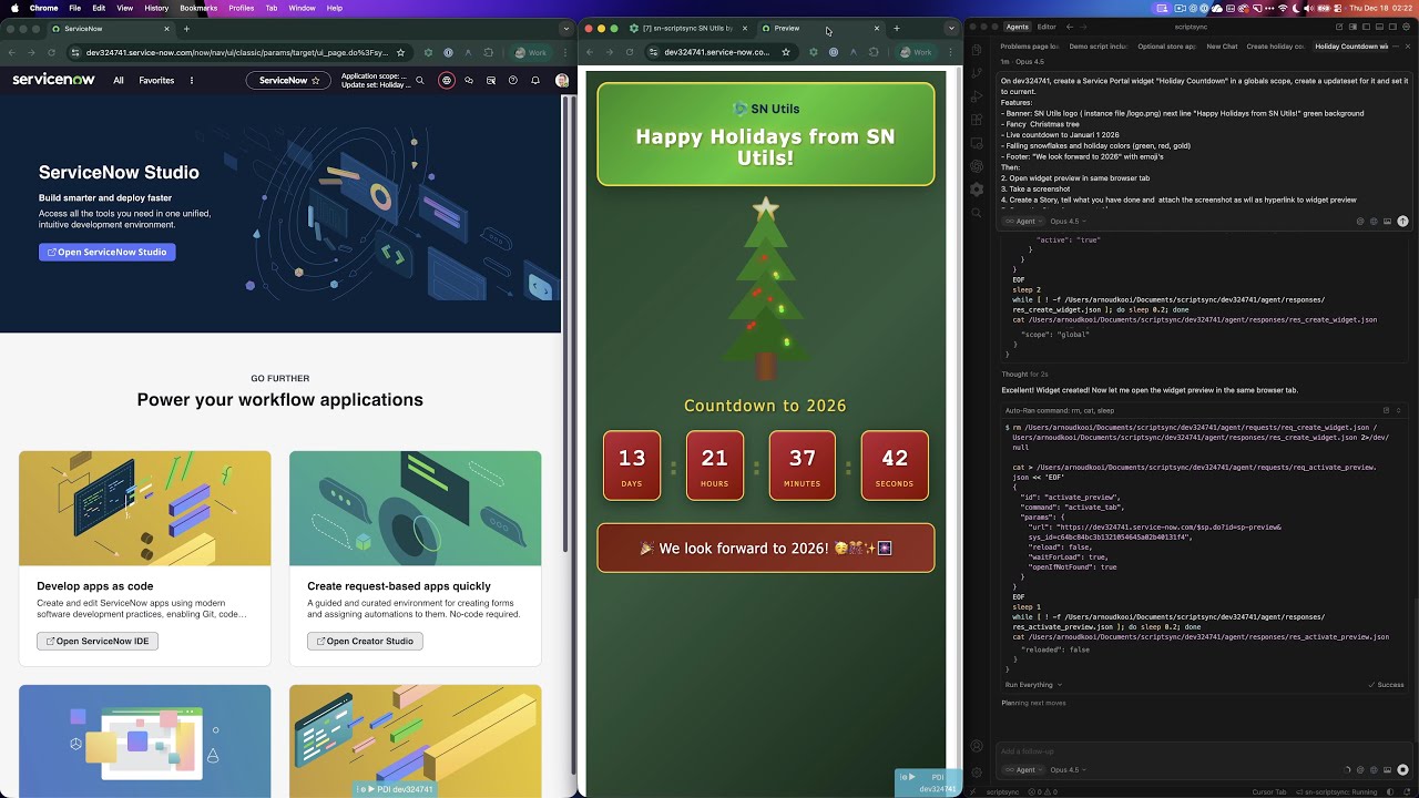 SN Utils - sn-scriptsync Agent API demo
