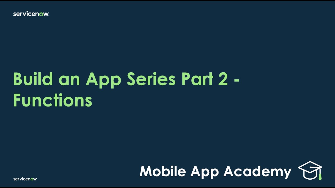 Mobile App Academy: Mobile App Academy: Building a Custom Mobile App (Part 2) - Advanced Functions