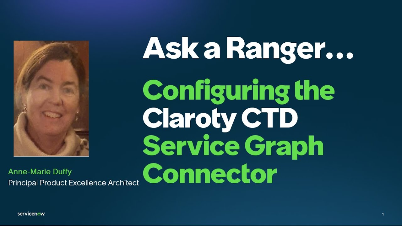 How to configure the Claroty CTD Service Graph Connector