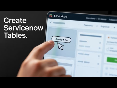 How to Create Tables and Columns in ServiceNow (Beginner-Friendly Guide)