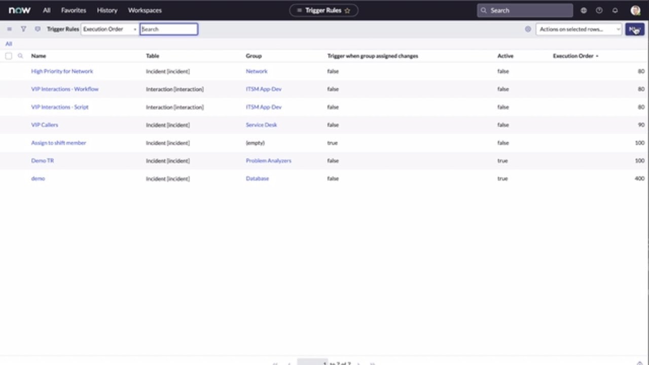 Create escalation trigger rule