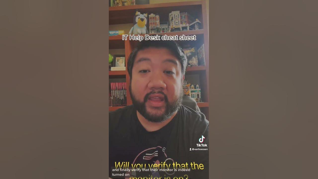 Roy and Moss approve. This was gonna be a joke video until I realized this is reality. #it #helpdesk