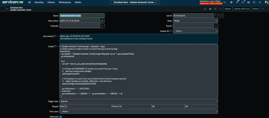 Deep Dive: Managing and Optimizing Cache for Now Assist Q&A Genius Results in ServiceNow