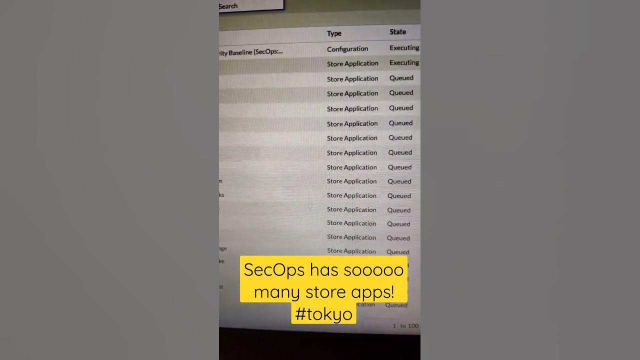 Setting up demo showcases. Dang SecOps has a lot of store apps! #servicenow #tokyo #secops