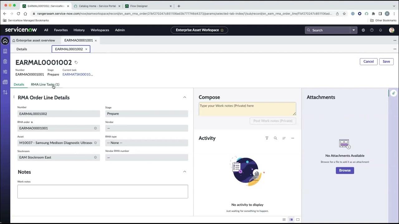 How To – Enterprise Asset Management (EAM) RMA Workflow