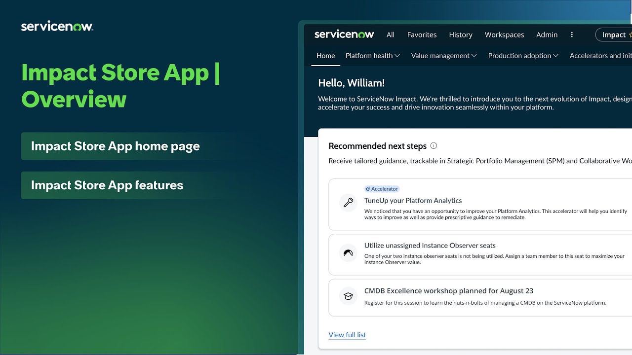 Impact Store App Overview