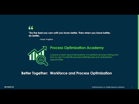 Process Optimization Academy #6