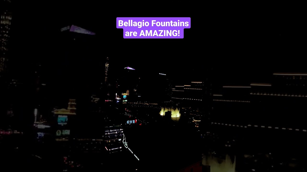 The Bellagio Fountains in Las Vegas are AWESOME!