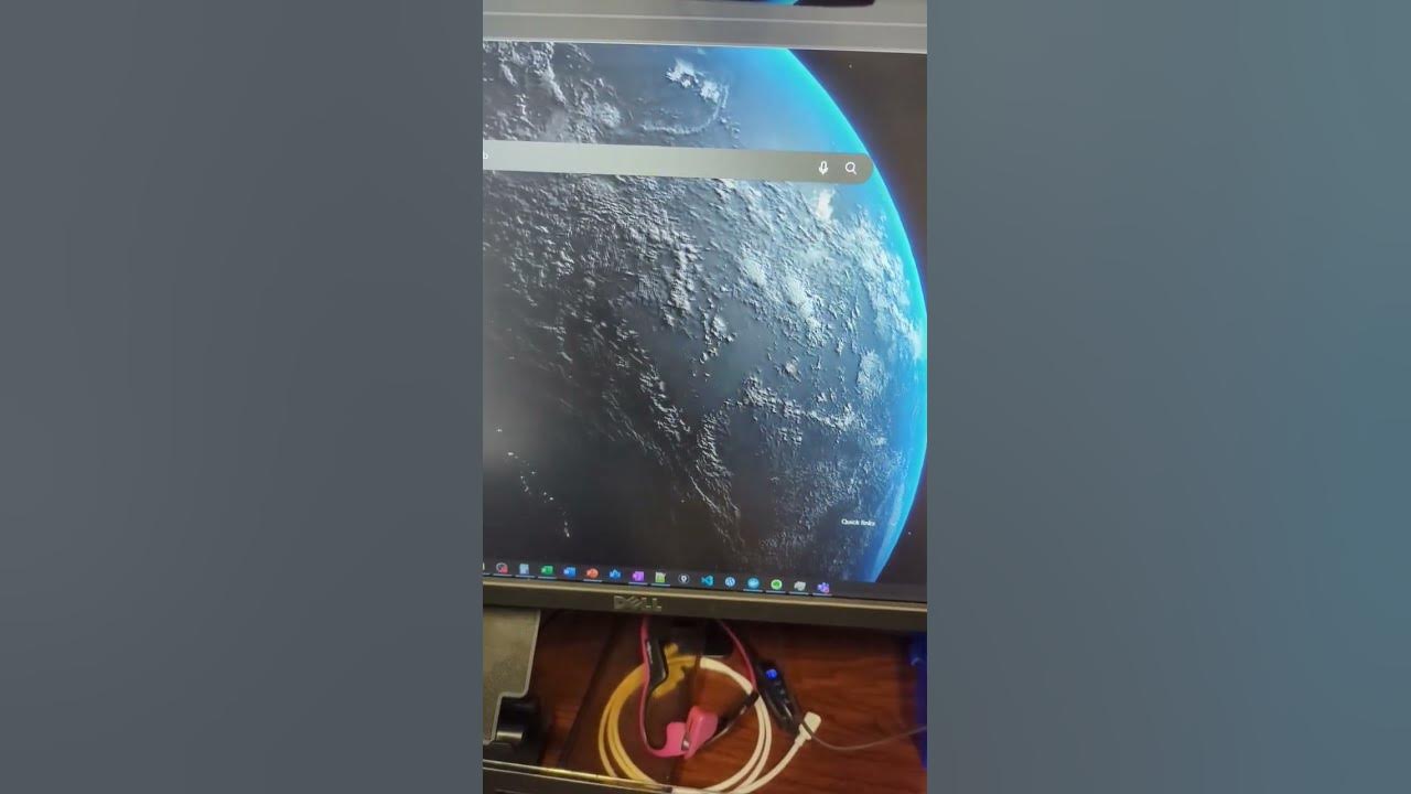 Edge browser landing page caught me by surprise. I like it! #planetearth #microsoft #microsoftedge