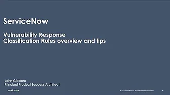 Vulnerability classification groups and rules