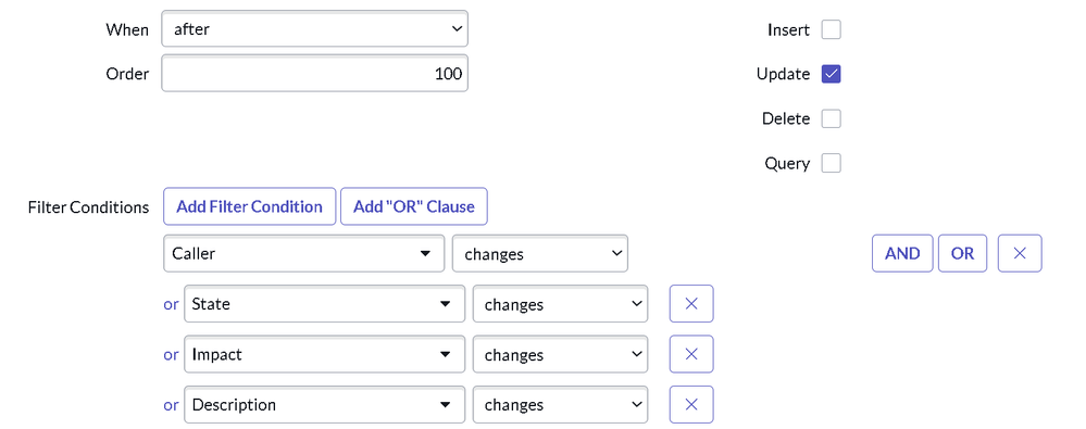 Update child incident when parent incident is updated