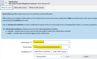 Attach the forwarded email as an attachment to the static email notification