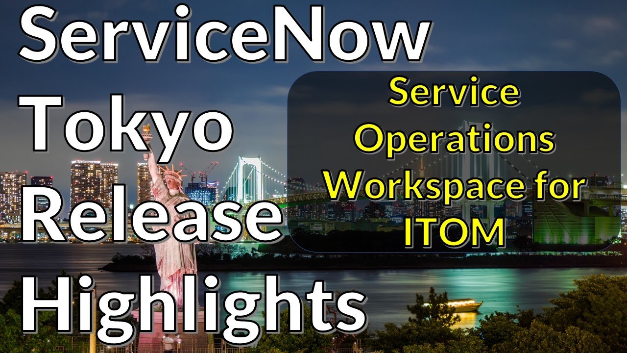 Service Operations Workspace for ITOM