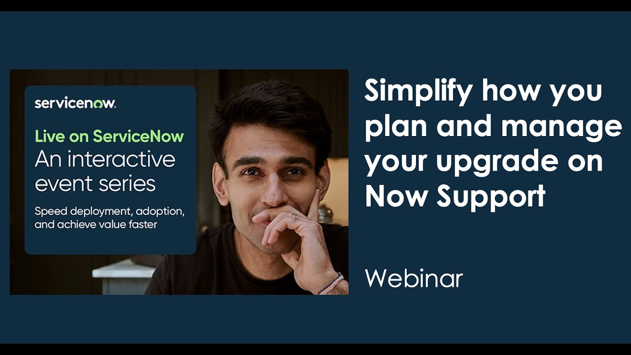Simplify how you plan and manage your upgrade on Now Support
