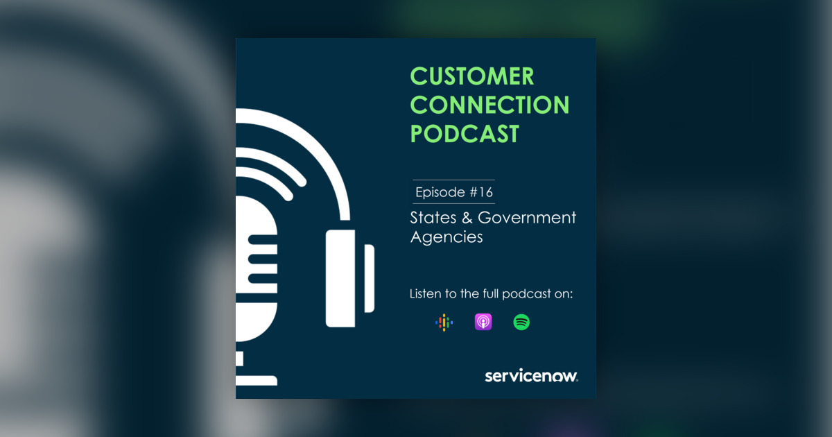 States and Government Agencies - Customer Connection