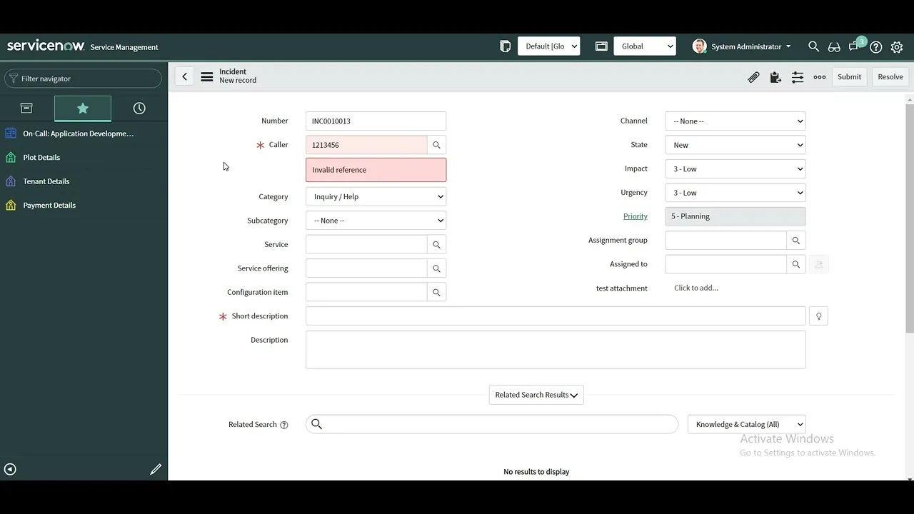 Search using multiple columns in a reference field | Use-case | ServiceNow