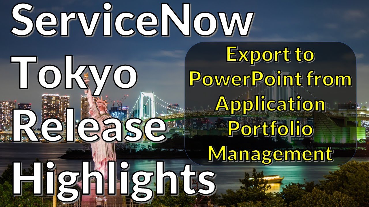 Export to PowerPoint from Application Portfolio Management