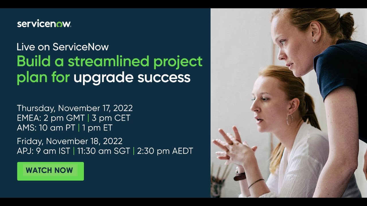 Build a streamlined project plan for upgrade success