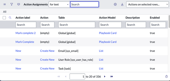 Creating new Declarative Action Assignments in the sys_declarative_action_assignment table