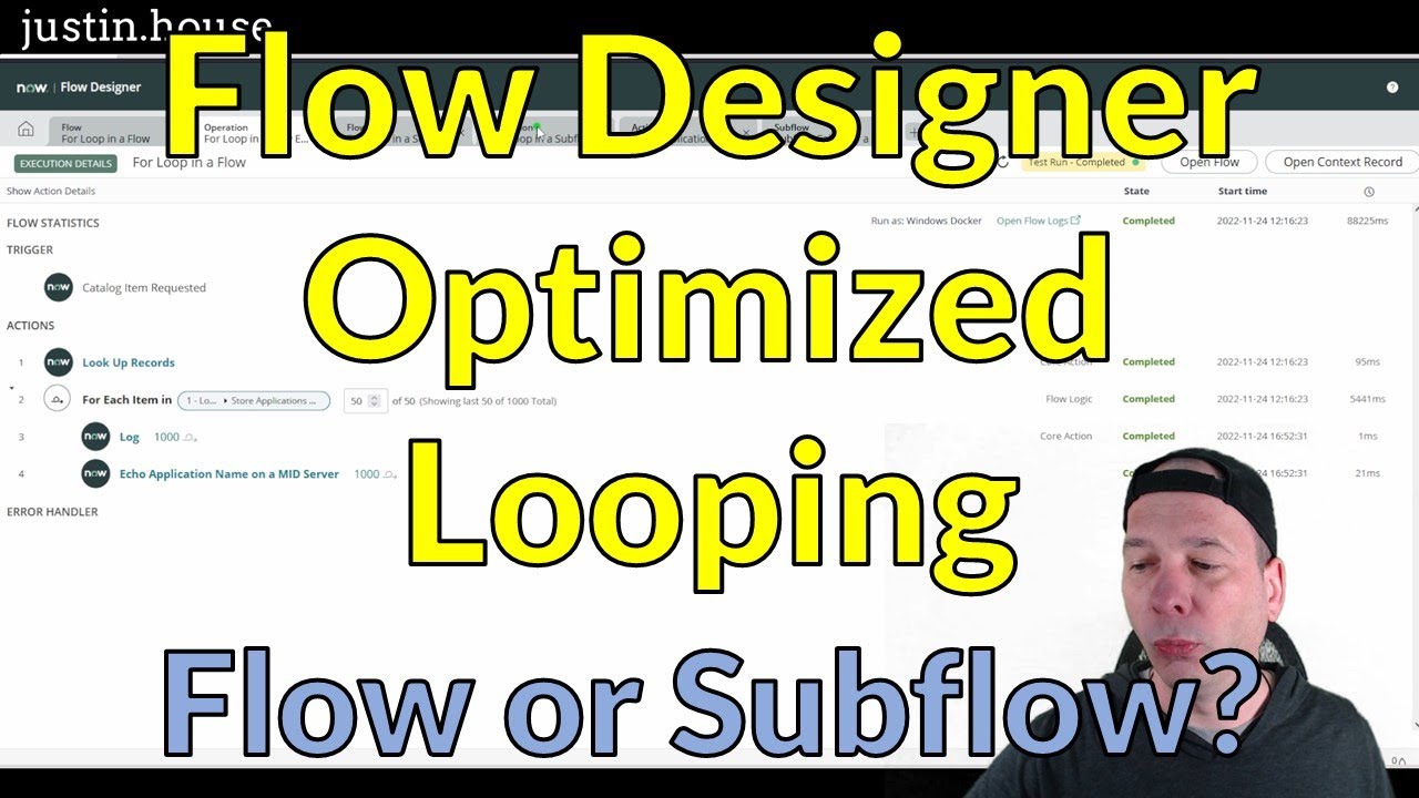 Optimal Flow Designer Looping in ServiceNow