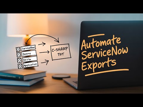 How to Export ServiceNow Data Programmatically