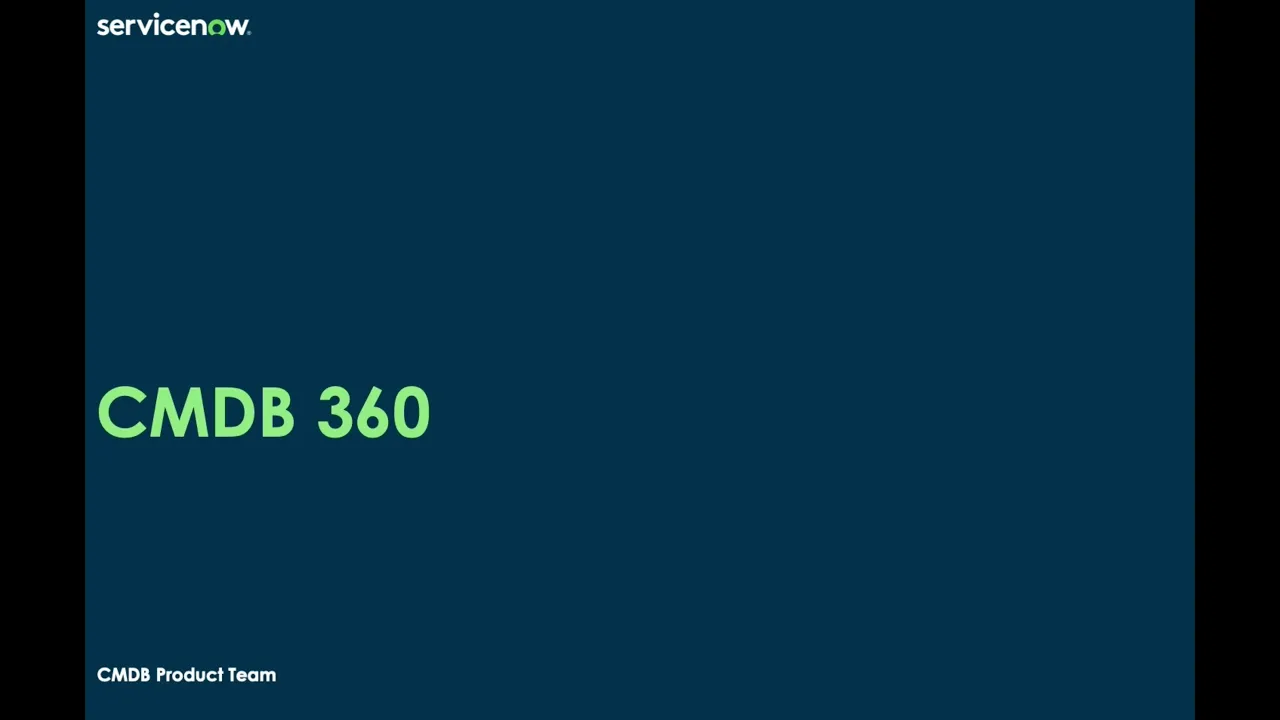 New CMDB 360 feature for MultiSource CMDB data