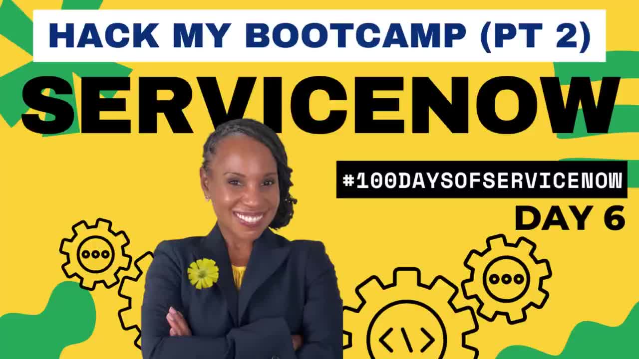 Kali Alexander on LinkedIn: #hackkalisbootcamp #100daysofservicenow #kalidev #servicenow…