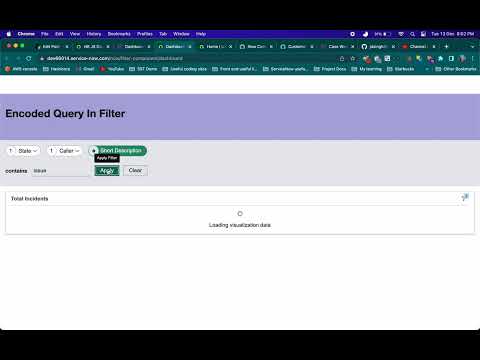 UI Builder || Filters with encoded query to filters data visualizations
