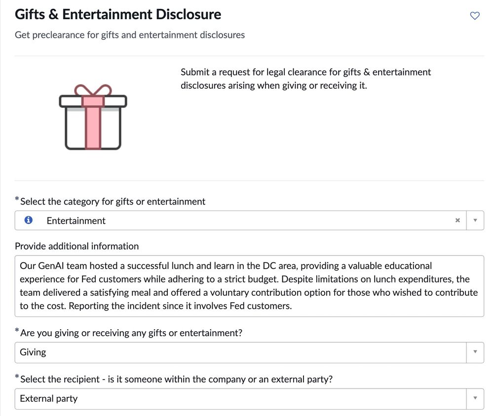 Reduce Risk and Boost Trust with the LSD Gifts & Entertainment Compliance Workflow