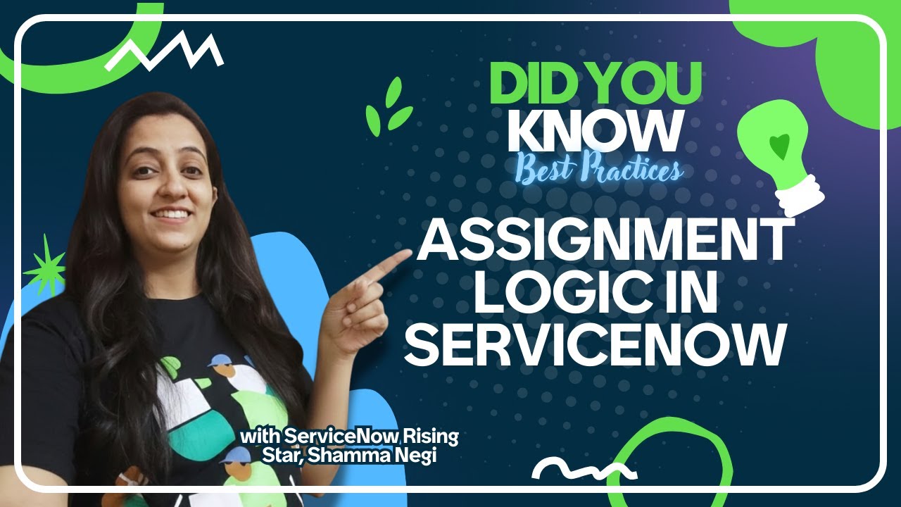 Stop Hardcoding! Best Practices for Assignment Logic in ServiceNow