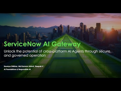 ServiceNow AI Gateway: Securing the Next Phase of Enterprise AI