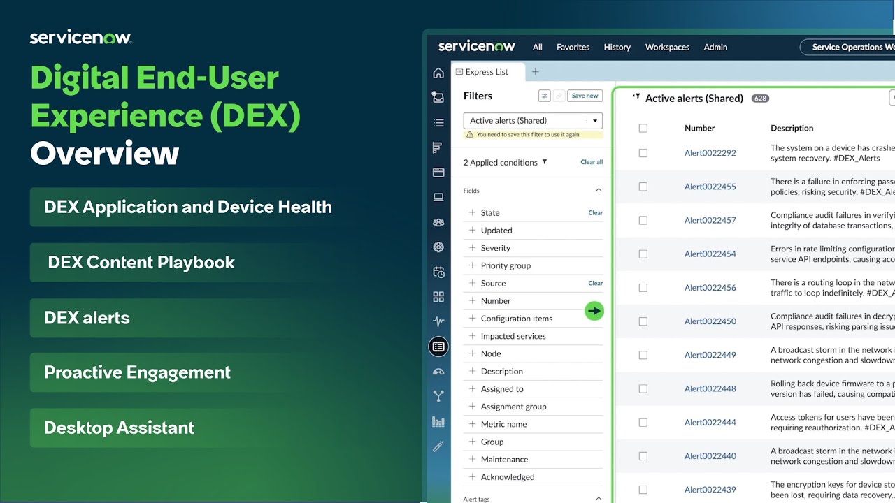 Digital End-User Experience (DEX) overview