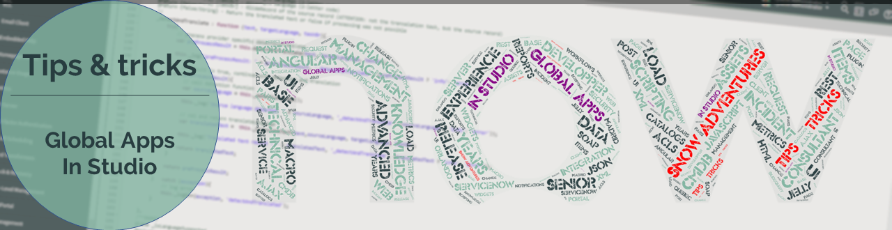 Global Apps in the Studio