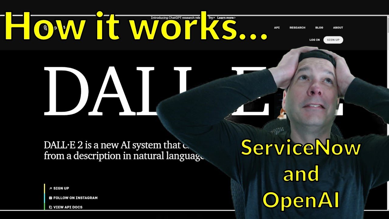 ServiceNow and DALL·E 2 - How it works!