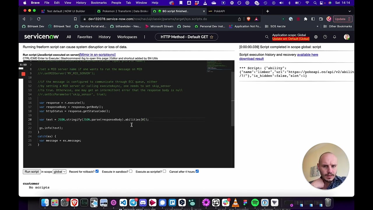 How to make an external REST API call in UI Builder (ServiceNow - Now Experience)
